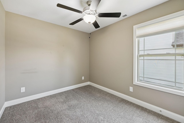 510 Sourwood Dr, Clarksville, TN 37042 - spare room featuring carpet and ceiling fan
