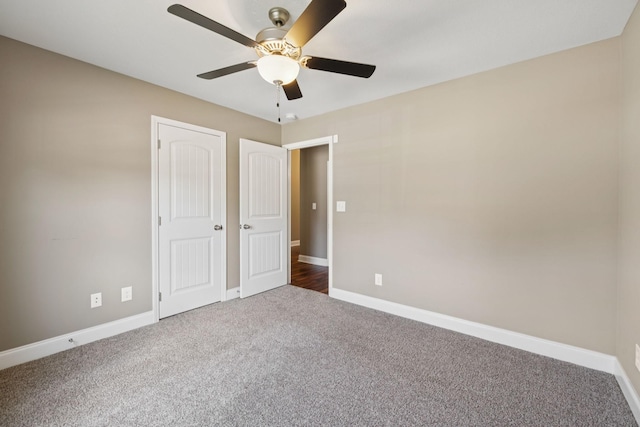 510 Sourwood Dr, Clarksville, TN 37042 - unfurnished bedroom with carpet and a ceiling fan