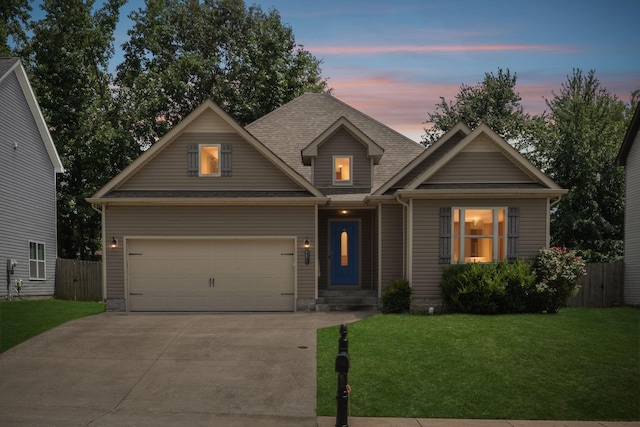 510 Sourwood Dr, Clarksville, TN 37042 - view of front of home featuring concrete driveway and a shingled roof