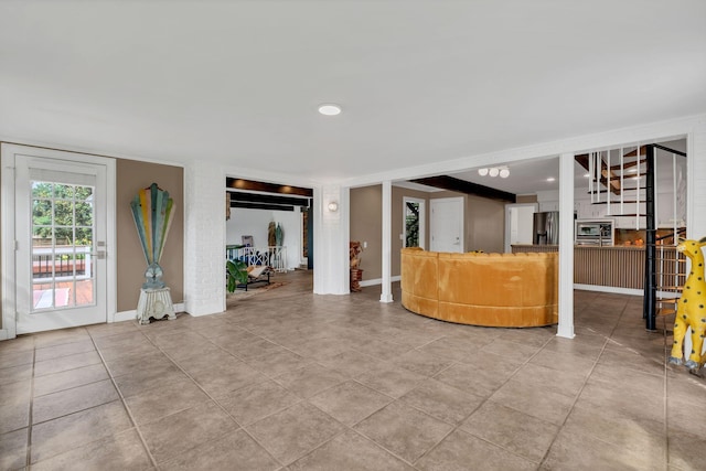 301 Brandywine Dr, Old Hickory, TN 37138 - unfurnished living room with baseboards