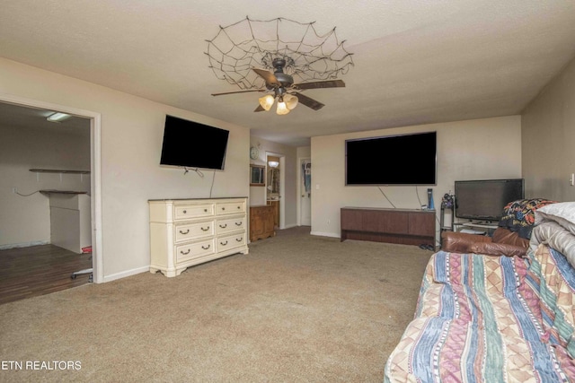 197 Wedgewood Ln, Spring City, TN 37381 - bedroom with carpet and a ceiling fan
