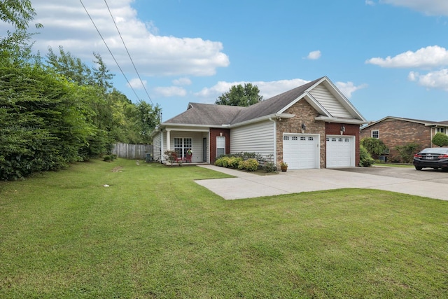 1609 Merritt St Unit A, Old Hickory, TN 37138 - ranch-style house featuring an attached garage, driveway, and roof with shingles