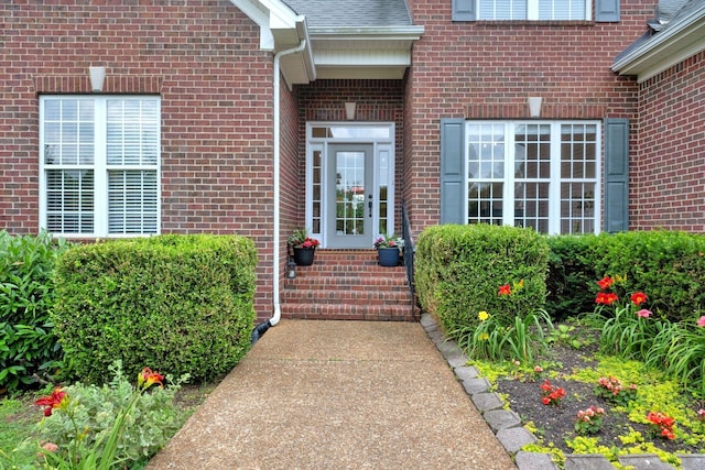 2785 Rutland Ct, Thompsons Station, TN 37179 - doorway to property with brick siding