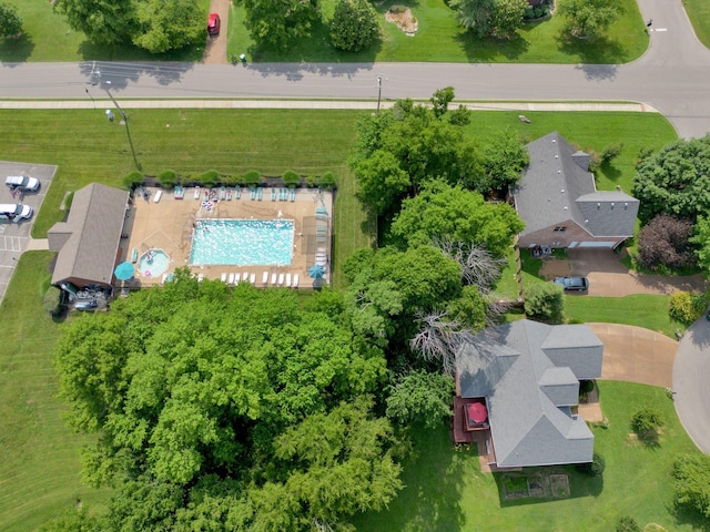 2785 Rutland Ct, Thompsons Station, TN 37179 - drone / aerial view of a pool