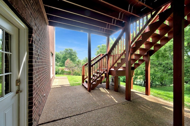 2785 Rutland Ct, Thompsons Station, TN 37179 - view of patio / terrace featuring stairway