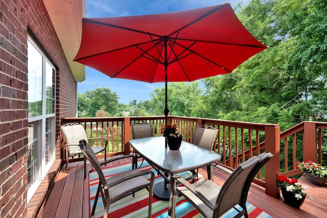 2785 Rutland Ct, Thompsons Station, TN 37179 - deck with outdoor dining area