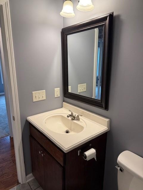 208 Broadrick St, Tullahoma, TN 37388 - half bath with vanity and toilet