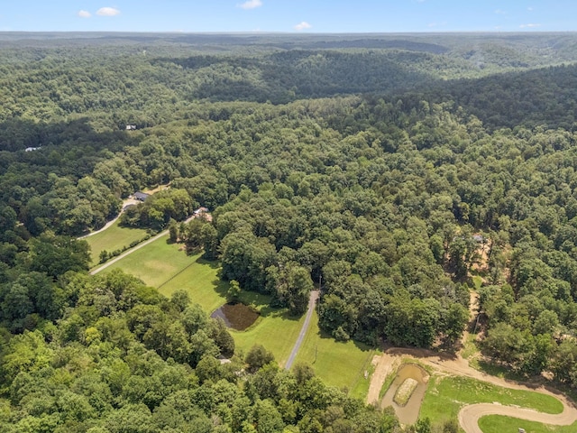 584 Mccord Hollow Rd, Hohenwald, TN 38462 - bird's eye view of a heavily wooded area