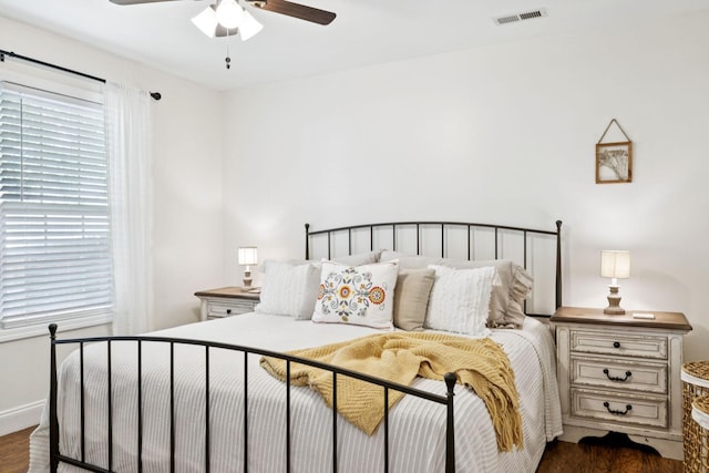 2016 Golden Ct, Spring Hill, TN 37174 - bedroom featuring dark wood-style floors and ceiling fan