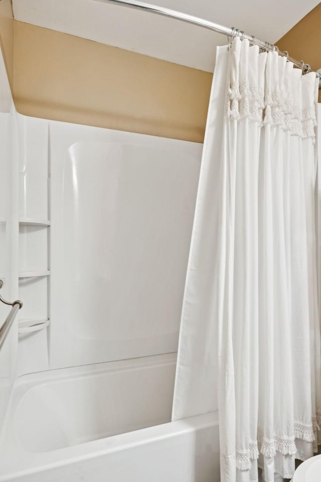 2016 Golden Ct, Spring Hill, TN 37174 - bathroom featuring shower / bath combo with shower curtain