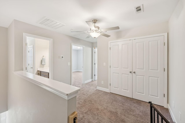401 Birr Dr, Spring Hill, TN 37174 - hallway featuring carpet floors and baseboards