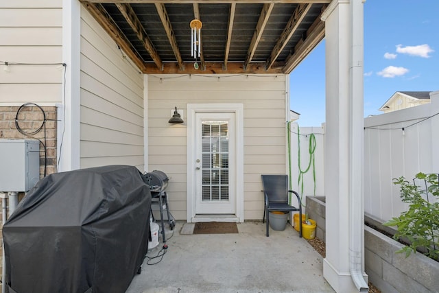 401 Birr Dr, Spring Hill, TN 37174 - view of patio featuring grilling area