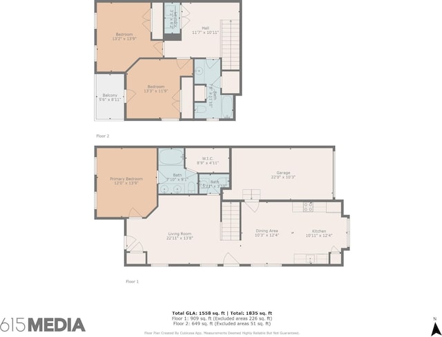 401 Birr Dr, Spring Hill, TN 37174 - view of room layout