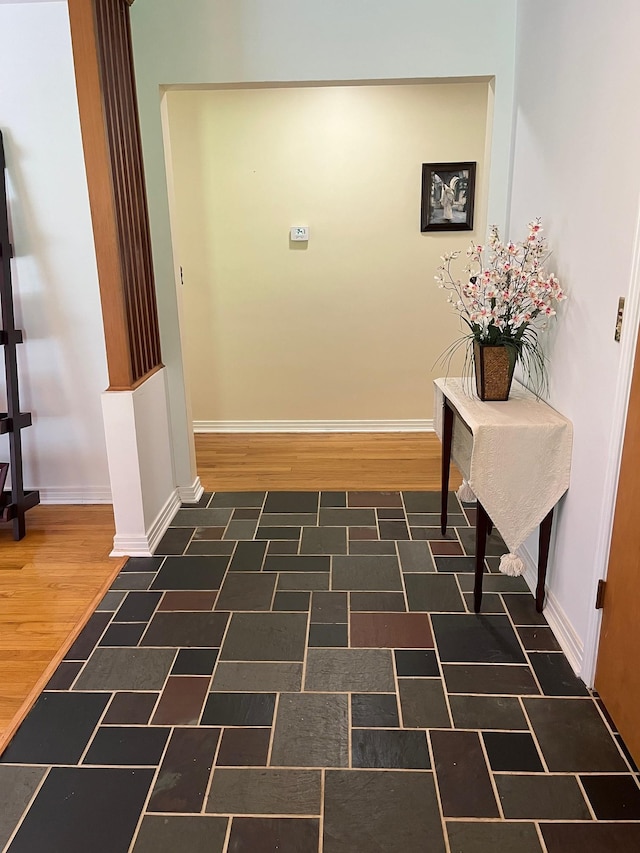 499 Pettus St, Lawrenceburg, TN 38464 - entrance foyer featuring baseboards and wood finished floors