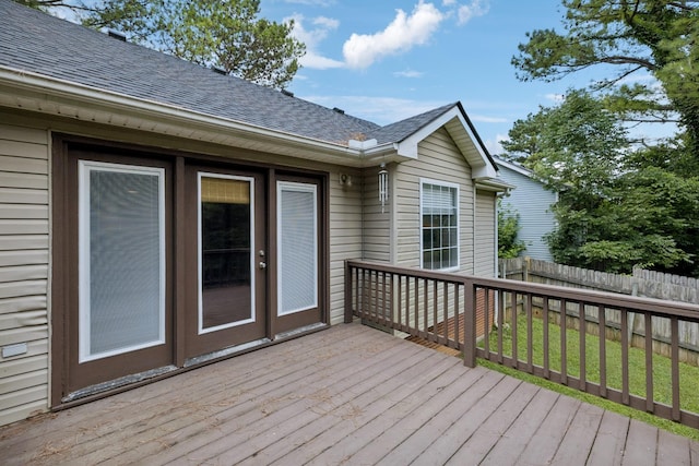 7616 Hudlow Ct, Fairview, TN 37062 - view of wooden deck