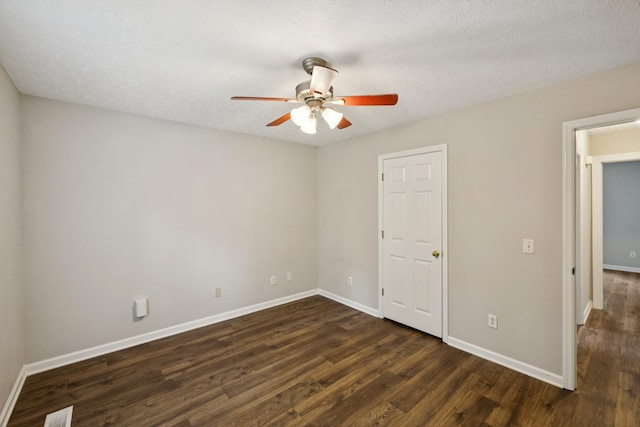 7616 Hudlow Ct, Fairview, TN 37062 - unfurnished bedroom with dark wood-style floors and a ceiling fan