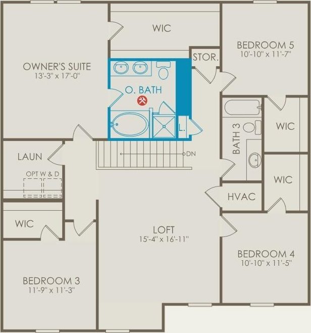 3294 Barrel Oak Pass, Columbia, TN 38401 - view of floor plan / room layout