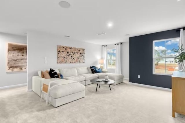 3294 Barrel Oak Pass, Columbia, TN 38401 - living area with light colored carpet and baseboards