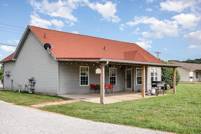 8100 Cedar Forrest Rd, Lascassas, TN 37085 - back of property featuring a yard and a patio area
