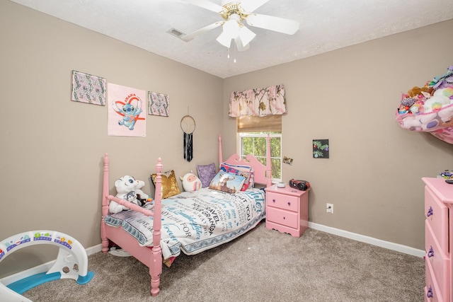 8100 Cedar Forrest Rd, Lascassas, TN 37085 - bedroom featuring carpet and a ceiling fan