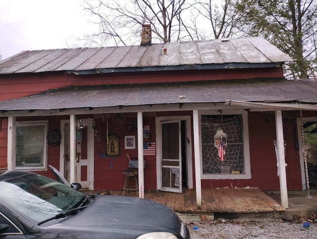 105 Big Laurel Creek Rd, Crawford, TN 38554 - view of front of house featuring a chimney