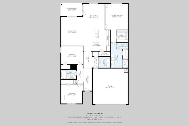 155 Nunally Dr, Baxter, TN 38544 - view of home floor plan