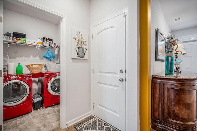 155 Nunally Dr, Baxter, TN 38544 - laundry area featuring washer and dryer and baseboards