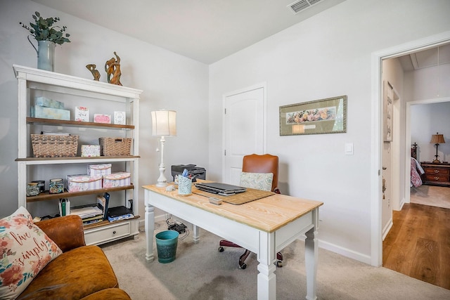 155 Nunally Dr, Baxter, TN 38544 - office with attic access and carpet flooring