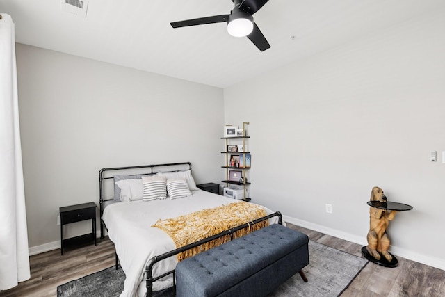 2006 Edison Park Ln, Nashville, TN 37209 - bedroom featuring wood finished floors and ceiling fan