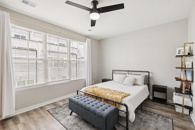 2006 Edison Park Ln, Nashville, TN 37209 - bedroom with wood finished floors and a ceiling fan