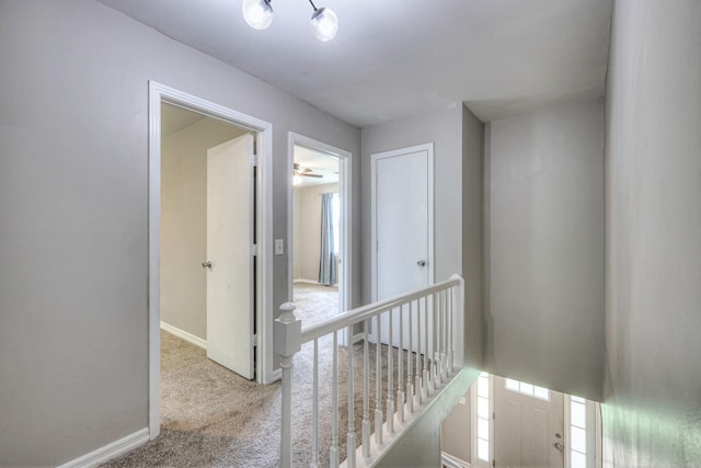 1213 N Graycroft Ave, Madison, TN 37115 - hall featuring an upstairs landing and carpet floors