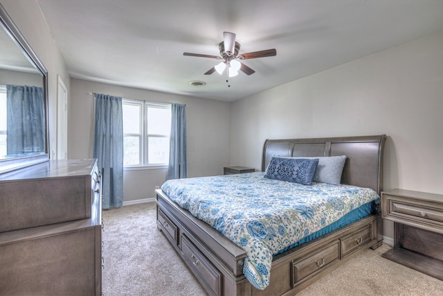 1213 N Graycroft Ave, Madison, TN 37115 - bedroom with light carpet and a ceiling fan