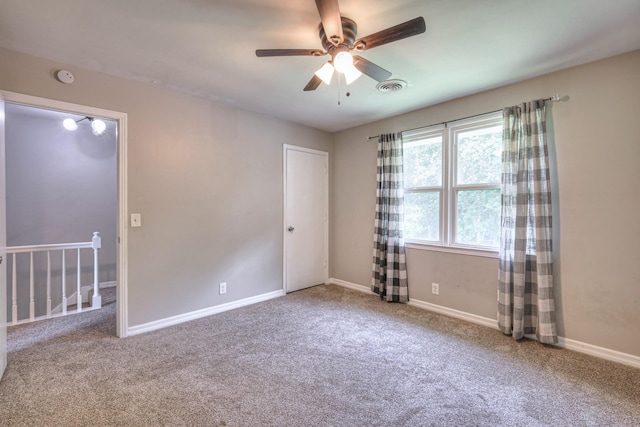 1213 N Graycroft Ave, Madison, TN 37115 - carpeted spare room with a ceiling fan and a smoke detector