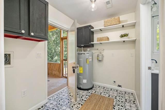 9656 Francis Ferry Rd, Rock Island, TN 38581 - utility room featuring water heater