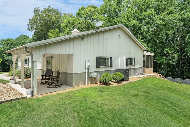 9656 Francis Ferry Rd, Rock Island, TN 38581 - view of home's exterior with a patio and a central air condition unit