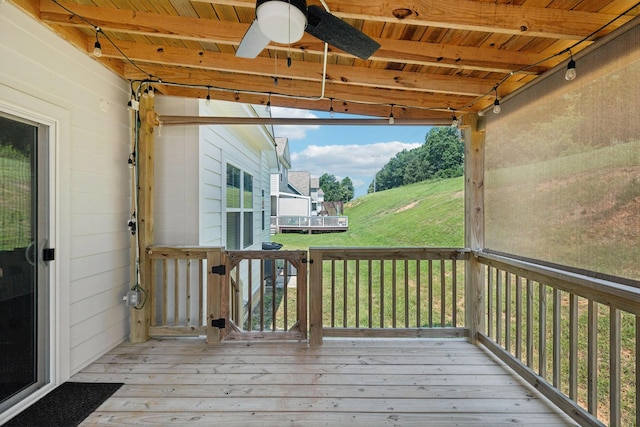 26 Sycamore Rdg W, Burns, TN 37029 - wooden terrace featuring ceiling fan