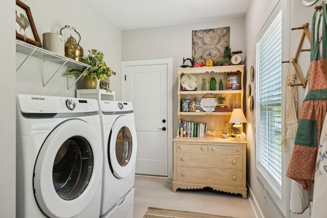 26 Sycamore Rdg W, Burns, TN 37029 - washroom featuring independent washer and dryer and plenty of natural light
