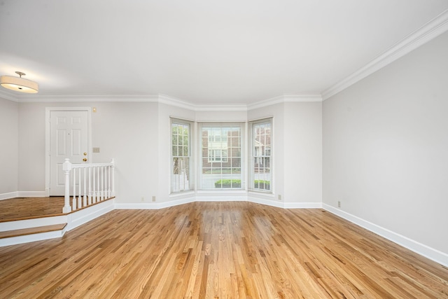 1436 Cheshire Pl, Murfreesboro, TN 37129 - spare room featuring light wood finished floors and ornamental molding