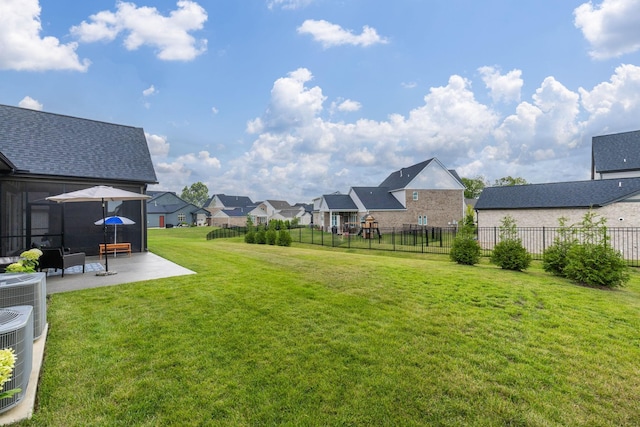 5831 Branta Dr, Franklin, TN 37064 - view of yard with a residential view and a patio area