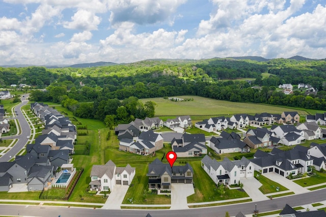 5831 Branta Dr, Franklin, TN 37064 - aerial view of residential area with a forest