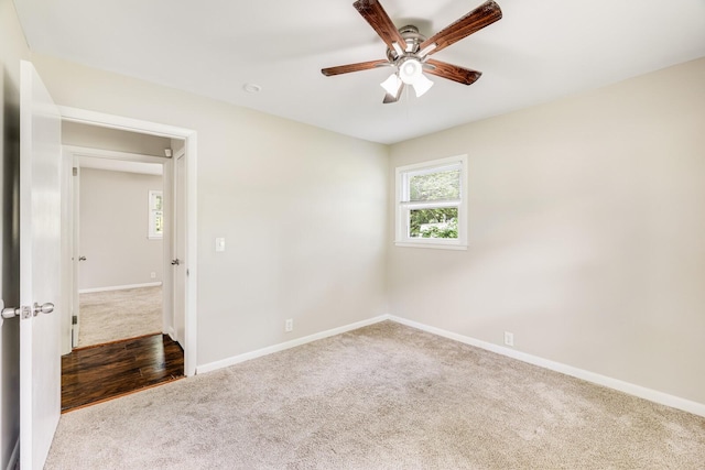 2010 Olympia Pl, Murfreesboro, TN 37130 - carpeted empty room with a ceiling fan and baseboards