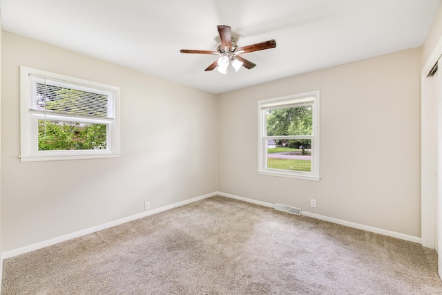 2010 Olympia Pl, Murfreesboro, TN 37130 - carpeted spare room featuring a ceiling fan and baseboards