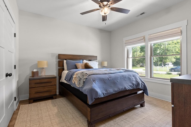 8408 Morin Rd, Chattanooga, TN 37421 - bedroom with baseboards and a ceiling fan