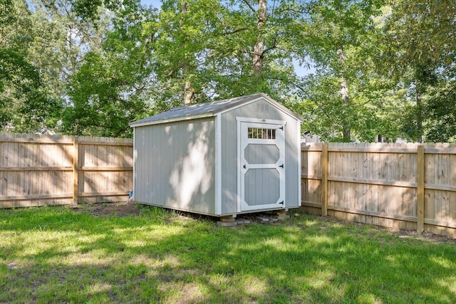 8408 Morin Rd, Chattanooga, TN 37421 - view of shed with a fenced backyard