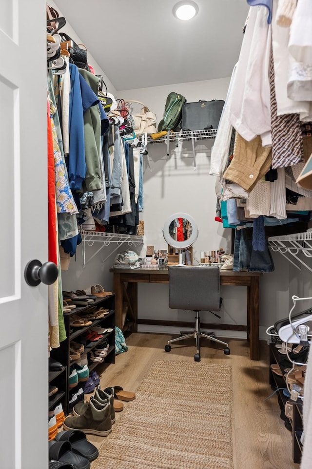 8408 Morin Rd, Chattanooga, TN 37421 - walk in closet with wood finished floors