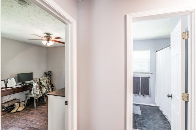 112 Ray Ave, Old Hickory, TN 37138 - office with ceiling fan and a textured ceiling