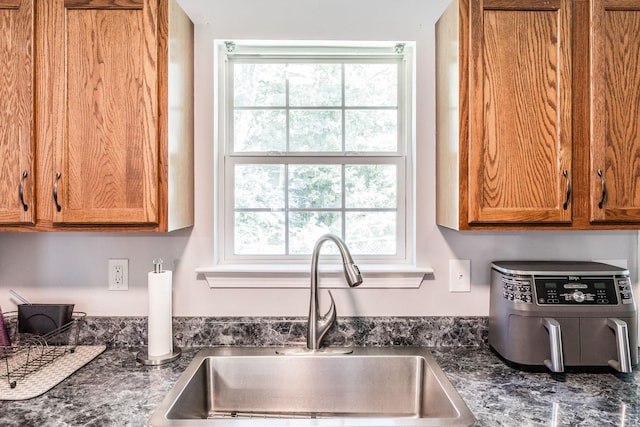 112 Ray Ave, Old Hickory, TN 37138 - kitchen with a sink and brown cabinetry
