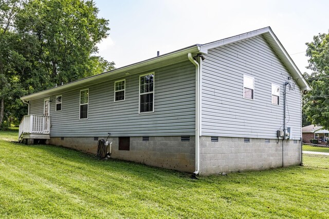 112 Ray Ave, Old Hickory, TN 37138 - rear view of property featuring crawl space