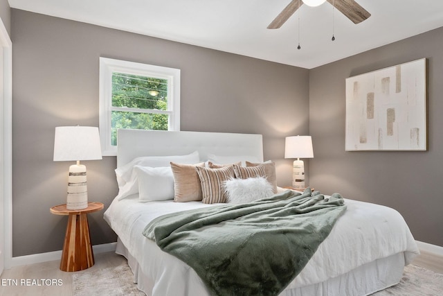 588 Meadowbrook Dr, Mcminnville, TN 37110 - bedroom with a ceiling fan and wood finished floors