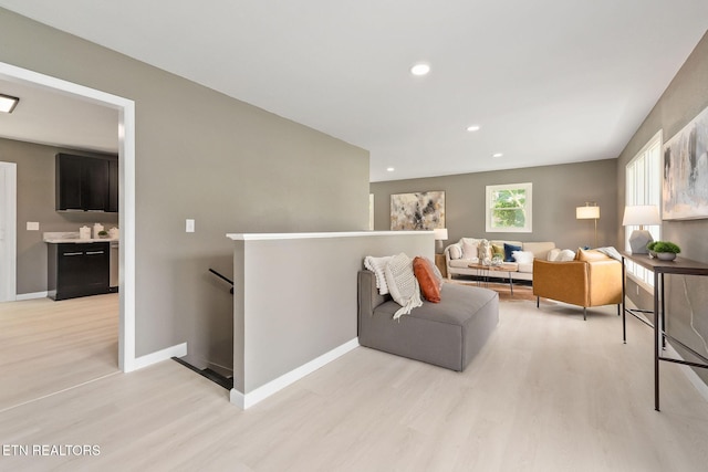 588 Meadowbrook Dr, Mcminnville, TN 37110 - living area with light wood-type flooring and recessed lighting